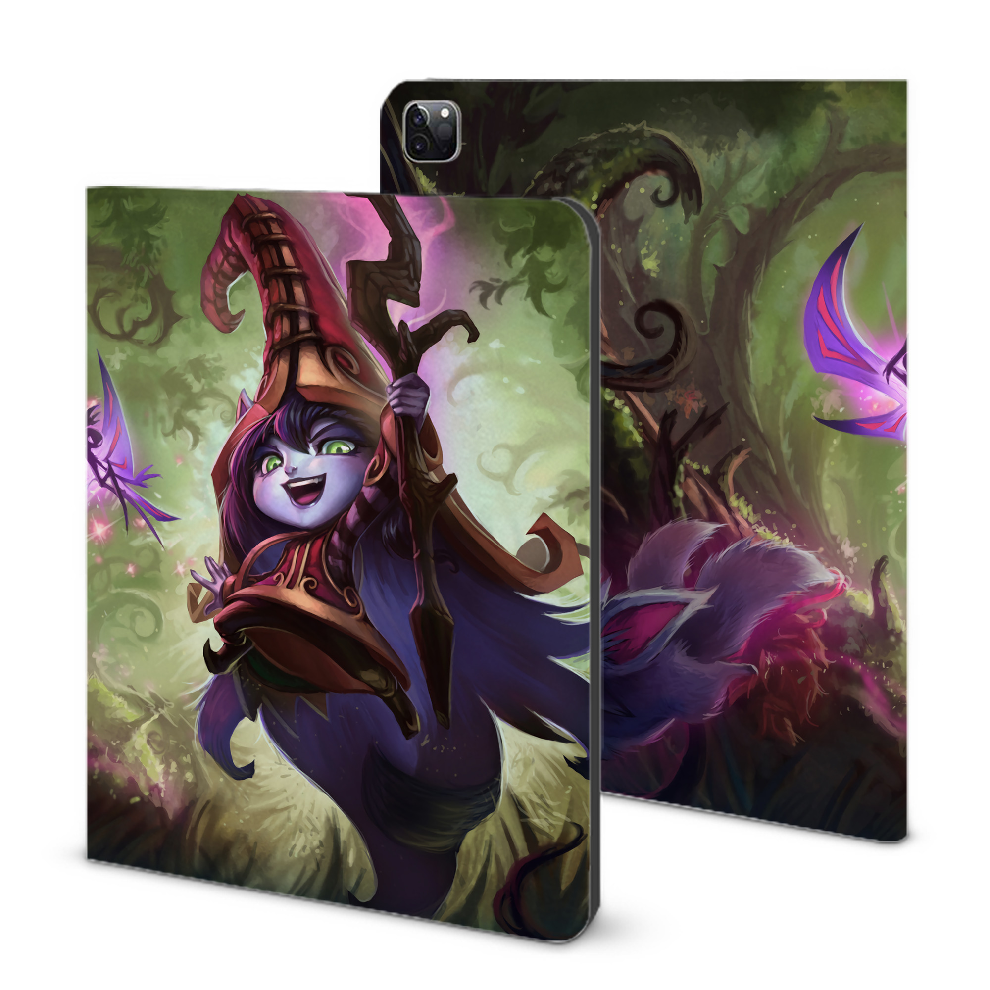 （画像用） リーグ・オブ・レジェンド League of Legends LOL IPad ケース ブック型 PUレザー TPU 耐衝撃 軽量 薄型 ペン収納なし 全面保護 IPad 各モデル対応